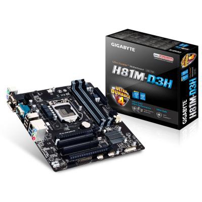 Материнская плата GIGABYTE GA-H81M-D3H