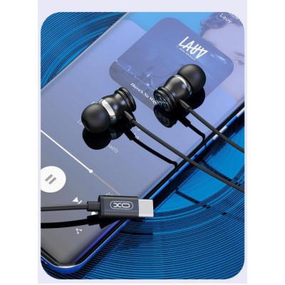 Навушники XO EP56 Type-C Black (XO-EP56BK)