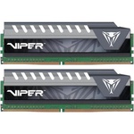 Модуль памяти для компьютера DDR4 16GB (2x8GB) 3000 MHz Viper Elite Gray Patriot (PVE416G300C5KGY)