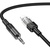 Кабель мультимедійний Lightning to 3.5mm M 1.0m Black HOCO (6942007612524)