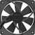 Кулер до корпусу NZXT F120P - 120mm Static Pressure Fans - Sin (RF-P12SF-B1)