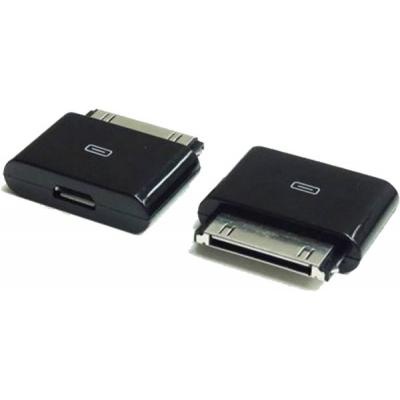 Переходник Apple 30 PIN to Micro USB F Lapara (LA-iPhone4-30Pin-MicroUSB black)