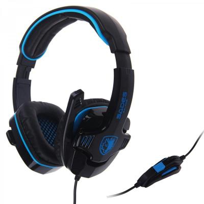 Наушники Sades Gpower Black/Blue (SA708-B-BL)