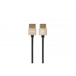 Кабель мультимедийный HDMI to HDMI 1.0m Gen2 Ultra Slim cable 2E (2E-W9668G-1M)