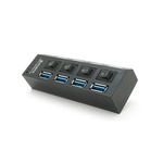 Концентратор Voltronic USB 3.0 to 4xUSB with switches (YT-3H4S/1TB)