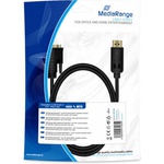 Кабель мультимедийный Display Port to DVI 24+1pin, 2.0m Mediarange (MRCS199)