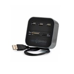 Концентратор Voltronic USB 2.0 to 3xUSB 2.0 + SD/MMC/TF/M2 black (CUB3-B)