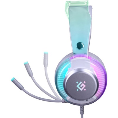 Навушники Defender Glitch RGB USB White (62490)