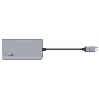 Концентратор Belkin USB-C 4in1 Multiport Dock (AVC006BTSGY)