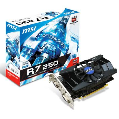 Видеокарта MSI Radeon R7 250 1024Mb OverClock (R7 250 1GD5 OC)