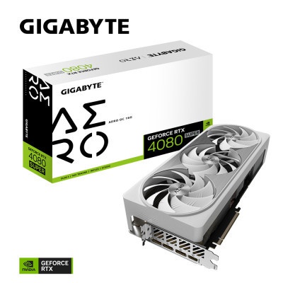 Відеокарта GIGABYTE GeForce RTX4080 SUPER 16Gb AERO OC (GV-N408SAERO OC-16GD)