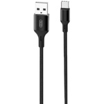 Дата кабель USB 2.0 AM to Type-C 2.0m NB143 Braided Black XO (XO-NB143C2-BK)