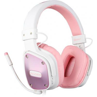 Наушники SADES Dpower White/Pink (SA722-W-P)