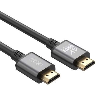 Кабель мультимедійний HDMI to HDMI 3.0m v2.0 black XO (GB017A-HDMI.tranish)