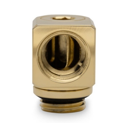 Фітинг для СВО Ekwb EK-Quantum Torque Micro Rotary 90 - Gold (3831109851043)