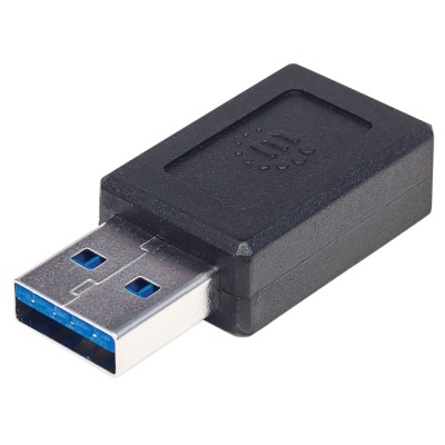 Переходник USB3.1 Type-C (F) to USB3.0 Type-A (M) Manhattan Intracom (354714)