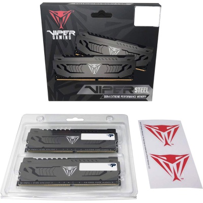 Модуль пам'яті для комп'ютера DDR4 32GB (2x16GB) 3600 MHz Viper Steel Patriot (PVS432G360C8K)