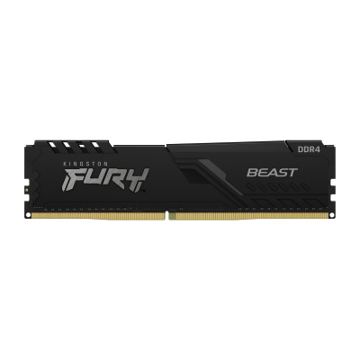 Модуль памяти для компьютера DDR4 64GB (2x32GB) 3000 MHz Fury Beast Black Kingston Fury (ex.HyperX) (KF430C16BBK2/64)
