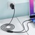 Дата кабель USB 2.0 USB-C 2in1 0.8m + sub 0.4m, 100W, C5-11 Acefast (6974316280149)