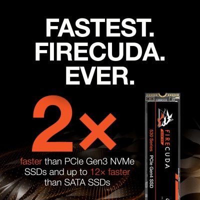 Накопитель SSD M.2 2280 4TB FireCuda 530 Seagate (ZP4000GM3A013)