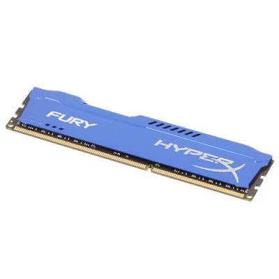 Модуль памяти для компьютера DDR3 8Gb 1600 MHz HyperX Fury Blu Kingston Fury (ex.HyperX) (HX316C10F/8)
