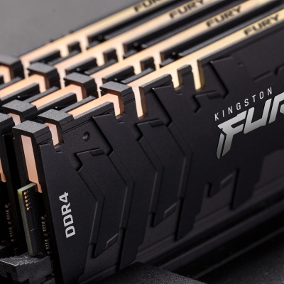 Модуль пам'яті для комп'ютера DDR4 16GB 3200 MHz Fury Beast RGB Kingston Fury (ex.HyperX) (KF432C16RB1A/16)