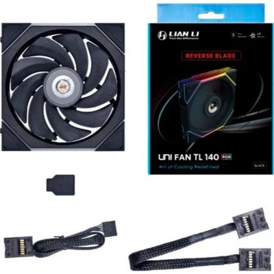 Кулер до корпусу Lian Li Reverse TL 140-1, Black (G99.14RTL1B.00)