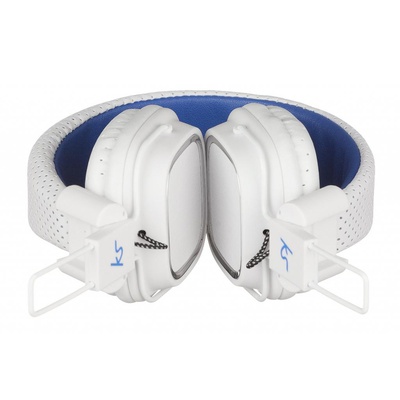 Наушники KitSound KS Clash On-Ear Headphones with In-line Mic (White) (KSCLAWH)