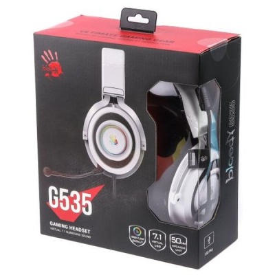 Наушники A4Tech Bloody G535 Black+White