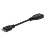 Дата кабель USB 3.0 AF/microB OTG 0.13m DIGITUS (AK-300314-002-S)