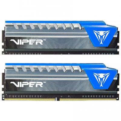 Модуль памяти для компьютера DDR4 16GB (2x8GB) 2800 MHz V ELITE KIT BLK/BLU Patriot (PVE416G280C6KBL)