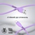 Дата кабель USB-C to USB-C 1.0m AR88 2.4A Purple Armorstandart (ARM60007)