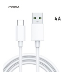 Дата кабель USB 2.0 AM to Type-C 4A white Proda (PD-B71a-WHT)