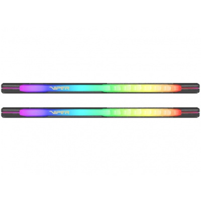 Модуль памяти для компьютера DDR4 16GB (2x8GB) 3200 MHz Viper Steel RGB Black Patriot (PVSR416G320C8K)