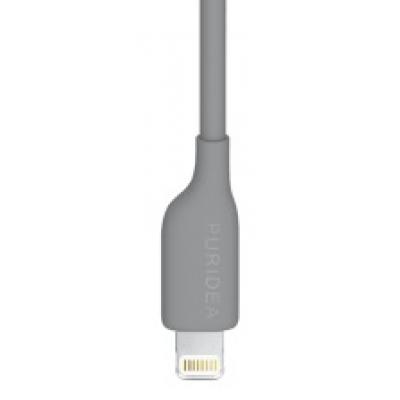 Дата кабель USB 2.0 AM to Lightning 1.2m Grey PURIDEA (L02-Grey)