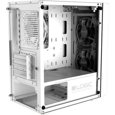 Корпус Logic concept ATOS MESH+GLASS ARGB fans 3x120mm WHITE (AM-ATOS-20-0000000-0002)