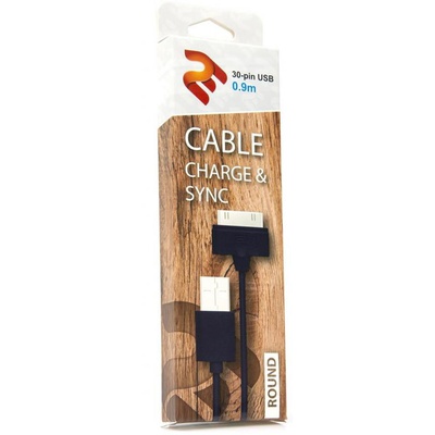 Дата кабель 2E USB 2.0 AM to Apple 30pin 0.9m (2E-CCTI01R-09B)