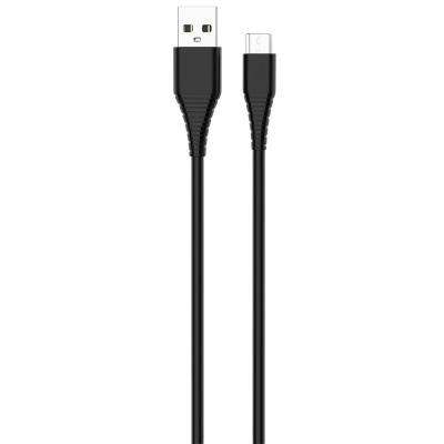 Дата кабель ColorWay USB 2.0 AM to Micro 5P 1.0m black (CW-CBUM025-BK)