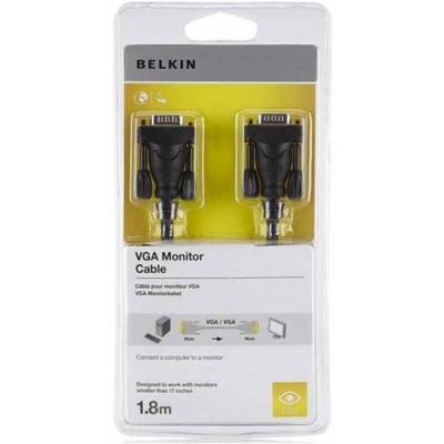 Кабель мультимедийный VGA 1.8m Belkin (F2N028cp1.8M)