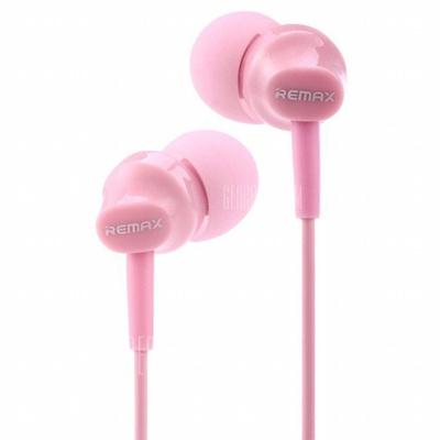Наушники HF RM-501 Pink (mic + button call answering Remax (37154)