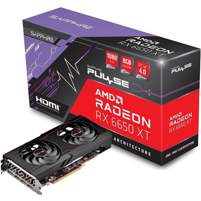 Видеокарта Sapphire Radeon RX 6650 XT 8Gb PULSE DUAL (11319-03-20G)