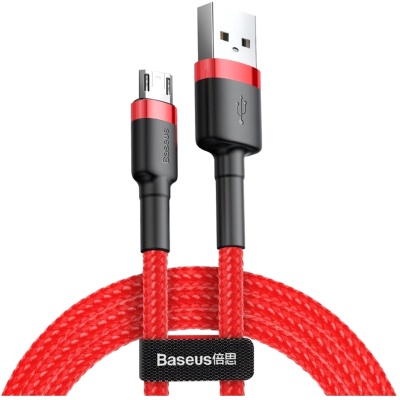 Дата кабель USB 2.0 AM to Micro 5P 2.0m 1.5A Red Baseus (CAMKLF-C09)