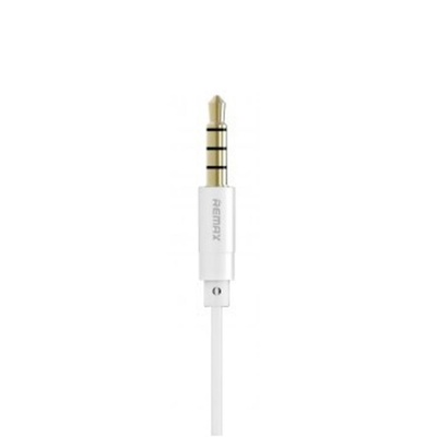 Наушники HF RM-501 White (mic + button call answering) Remax (37155)