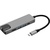 Концентратор Prologix USB3.1 Type C to HDMI+2*USB3.0+USB C PD+Lan (PR-WUC-103B)