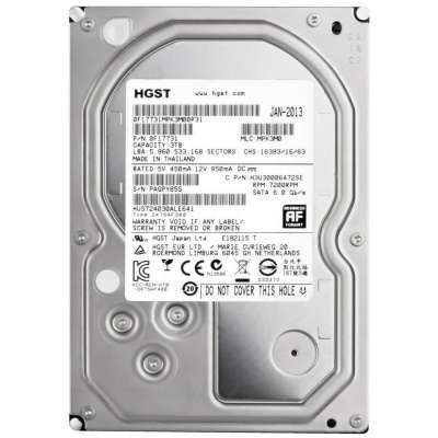 Жорсткий диск 3.5' 3TB WDC Hitachi HGST (# HUS724030ALE641 #)