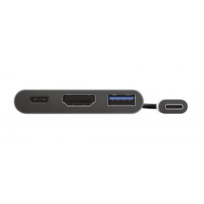 Концентратор Trust Dalyx 3-in-1 Multiport USB-C Adapter ALUMINIUM (23772_TRUST)