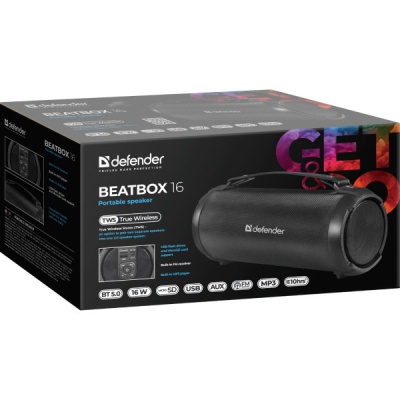 Акустична система Defender Beatbox 16 Black (65216)