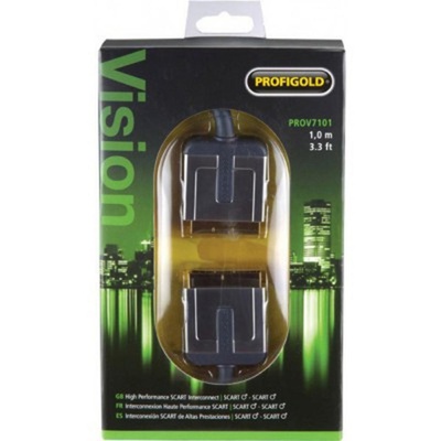 Кабель мультимедийный SCART to SCART 1.0m Bandridge (PROV7101)