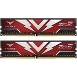Модуль памяти для компьютера DDR4 16GB (2x8GB) 2666 MHz T-Force Zeus Red Team (TTZD416G2666HC19DC01)