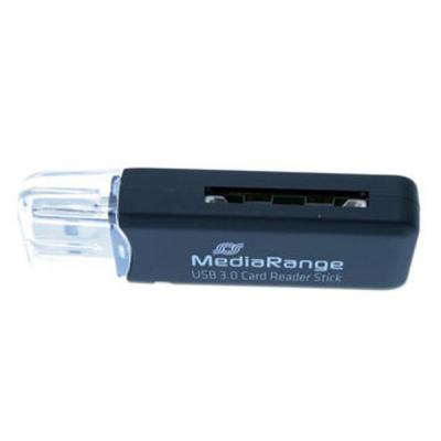 Считыватель флеш-карт Mediarange USB 3.0 black (MRCS507)